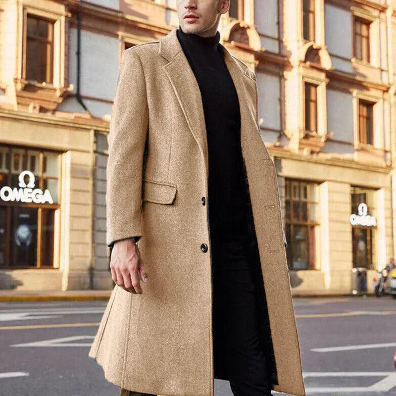 Chaqueta de invierno cálida e impermeable para hombre
