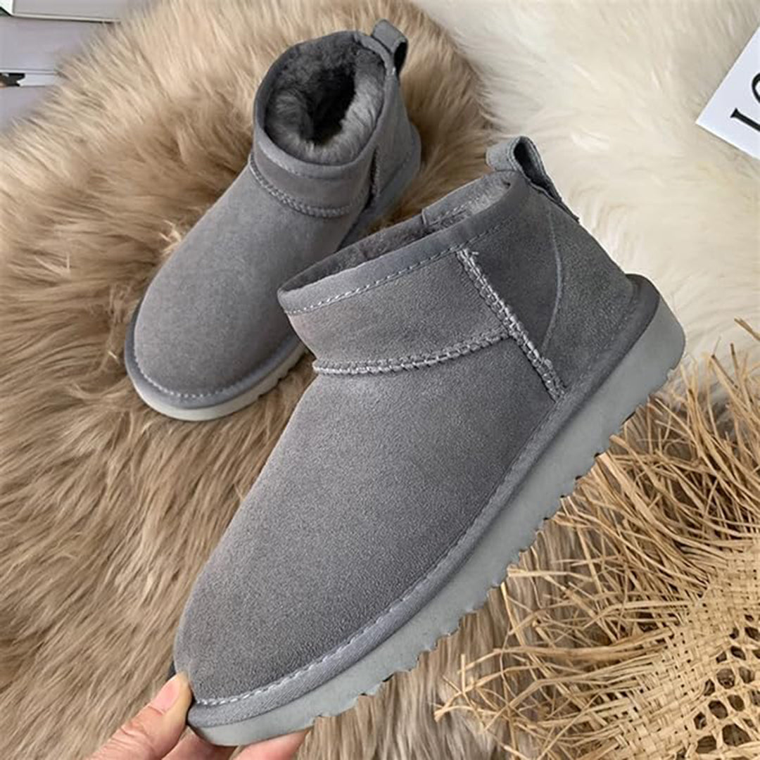 Botas bajas de invierno de lujo con pelo - Isabella