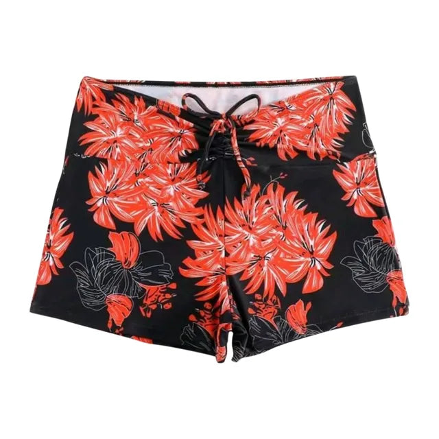 Blumena - Pantalones cortos de vacaciones con estampado de flores