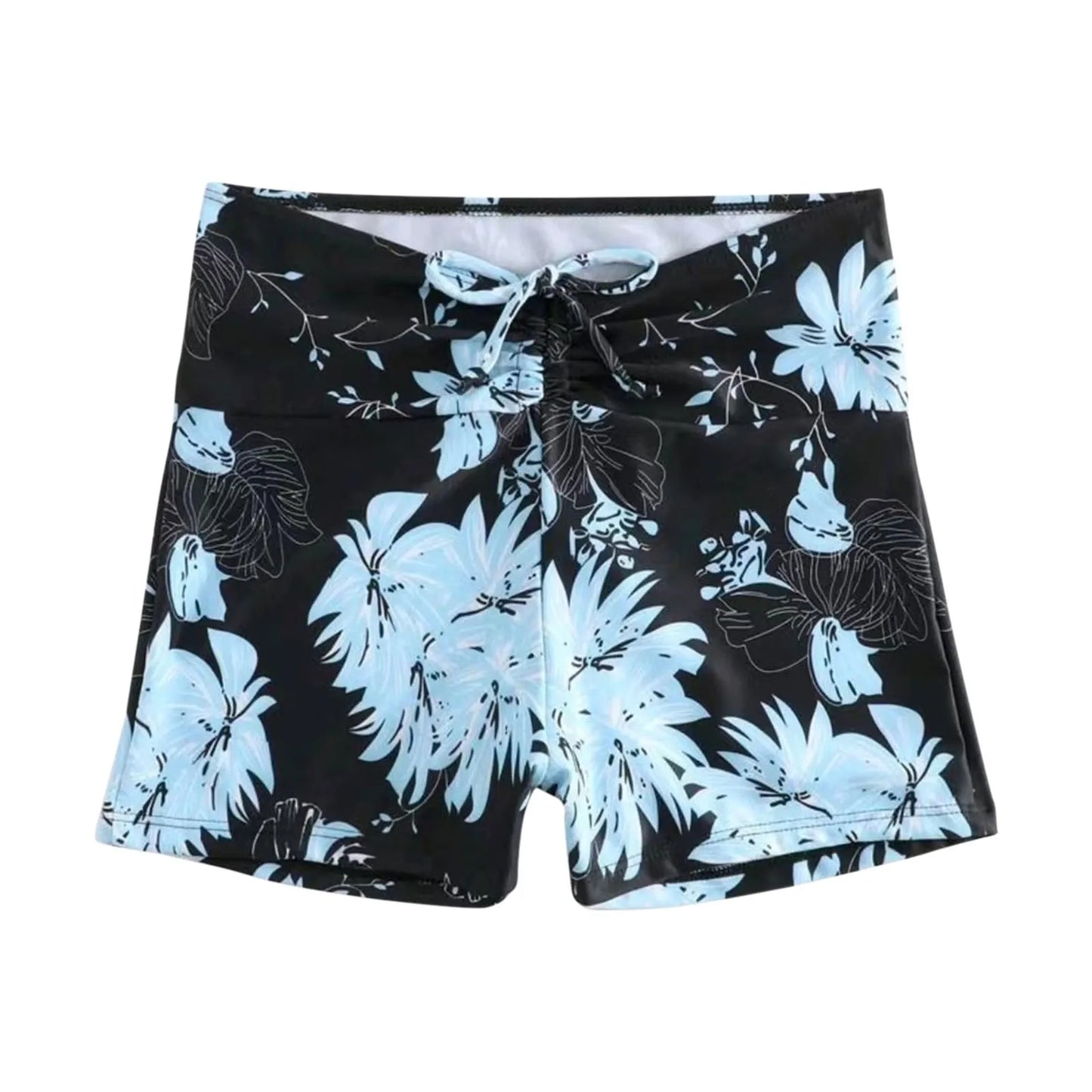 Blumena - Pantalones cortos de vacaciones con estampado de flores