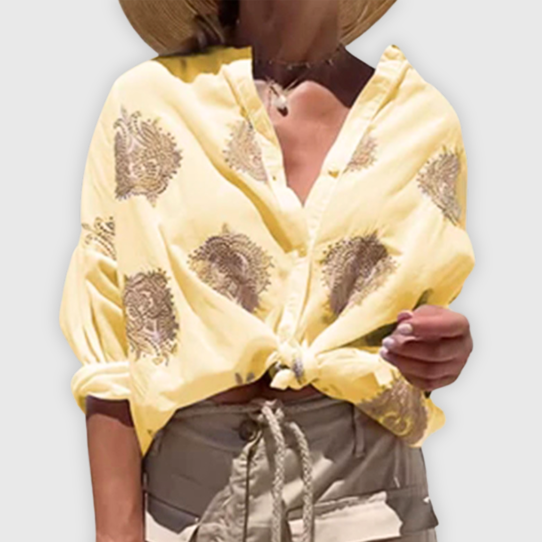 Blusa de mujer ligera y elegante Hecha a mano