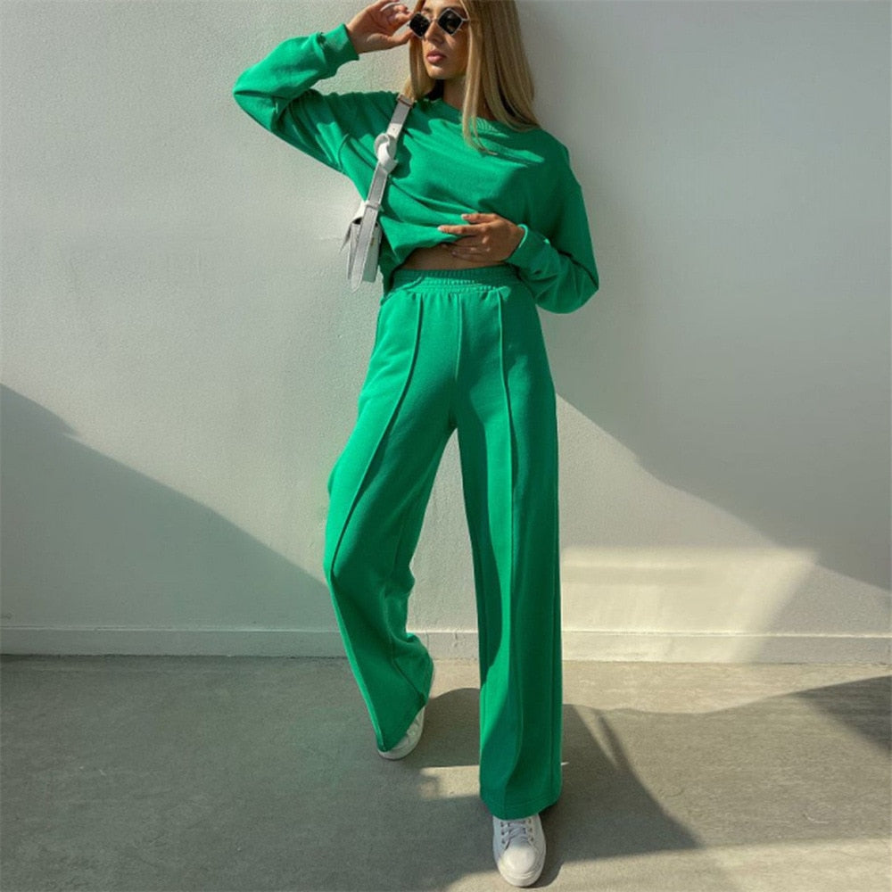 Traje de jogging de lujo de 2 piezas para mujer