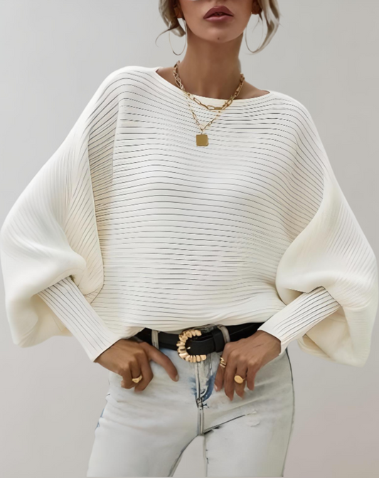 Irene - Elegante y cómodo jersey de invierno con mangas abullonadas para mujer