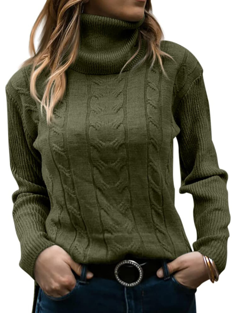 KATE™ JERSEY DE CUELLO ALTO (CONFECCIONADO EN VISCOSA DE ALTA CALIDAD)