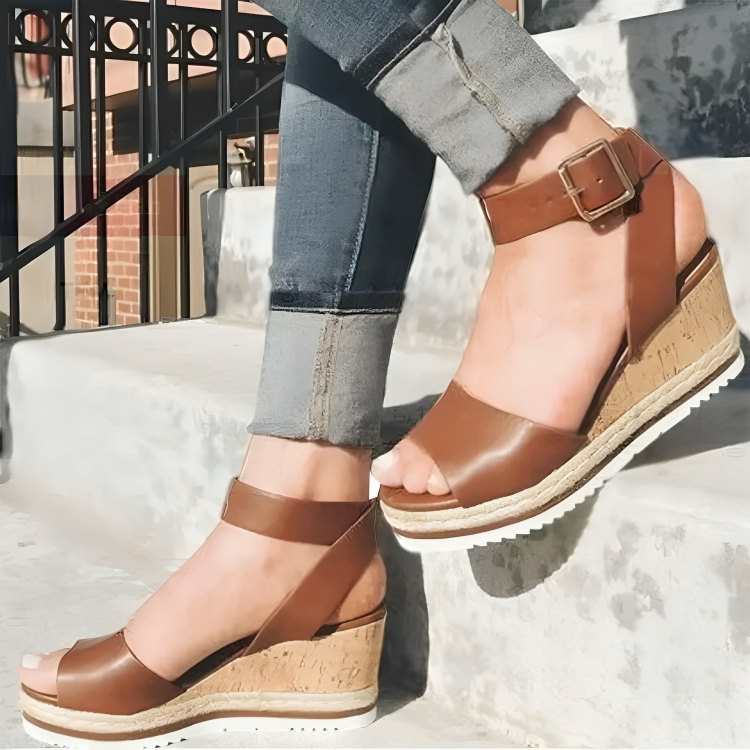 Zoe® | Elegantes sandalias con tacón de cuña