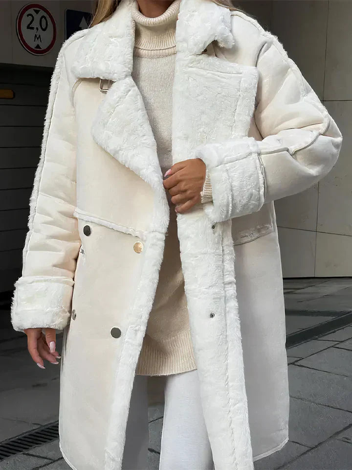 Cova | abrigo de peluche cortaviento para mujer