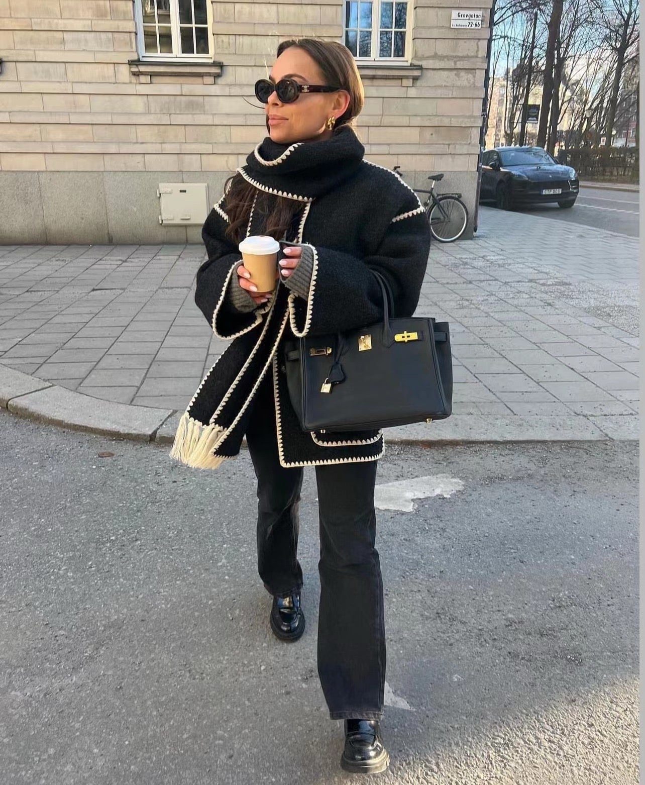 Viona™ | Chaqueta de capa de lana acogedora