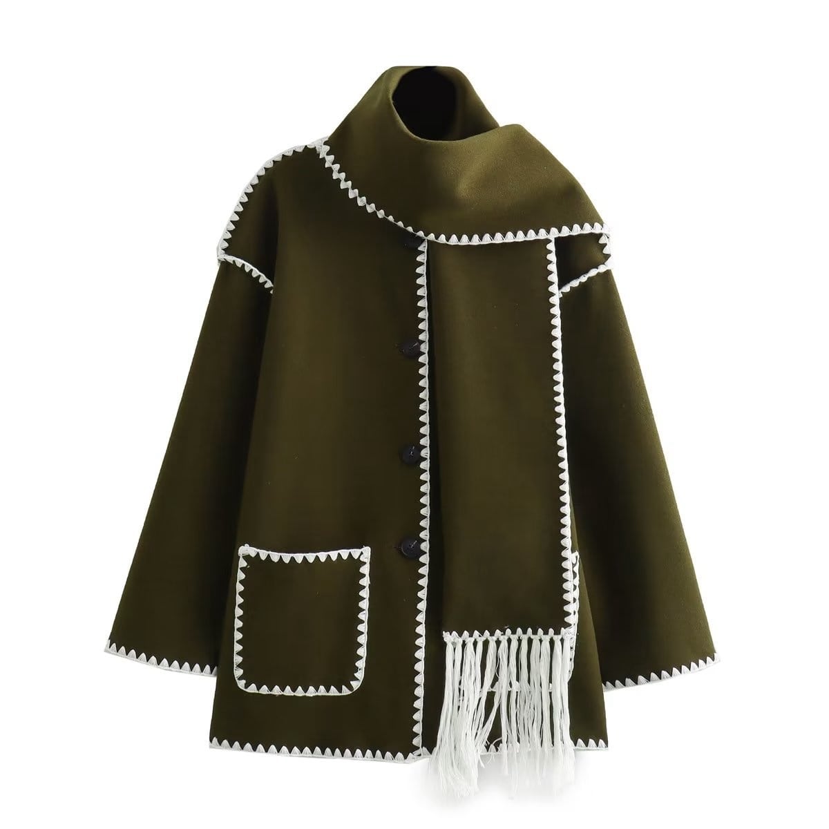 Viona™ | Chaqueta de capa de lana acogedora