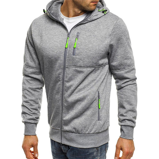 Jacks | sudadera con capucha y cremallera para hombre