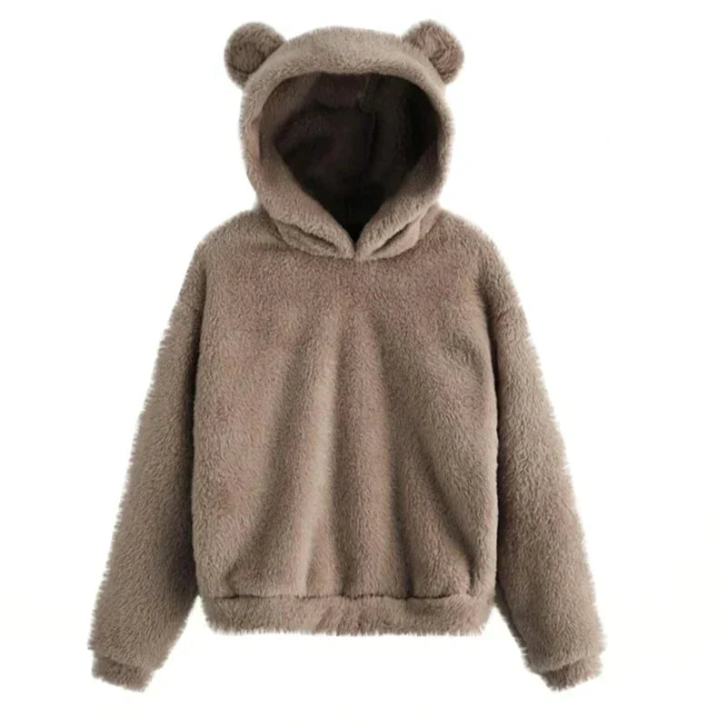 Isabelle - Sudadera con capucha en forma de oso