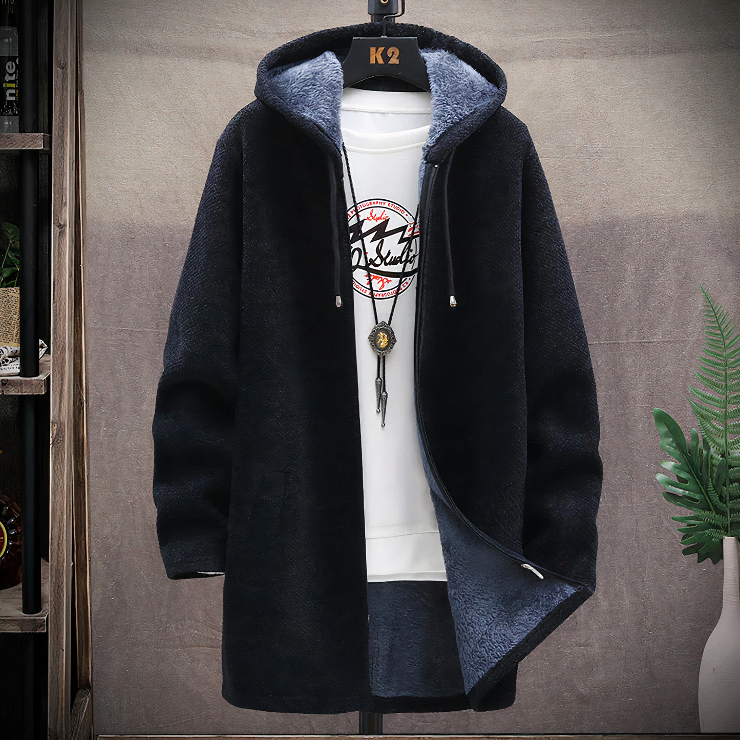 JAYDEN | Sudadera con capucha de longitud media