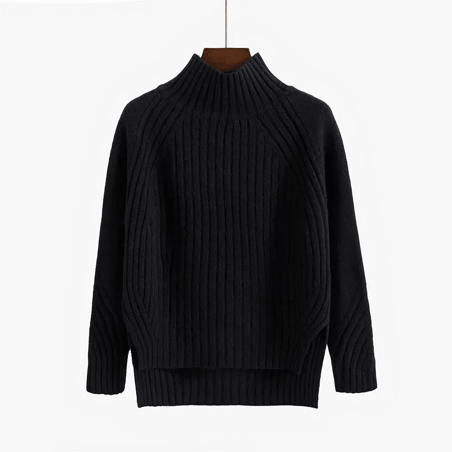 Lina - Jersey de punto con cuello redondo para mujer