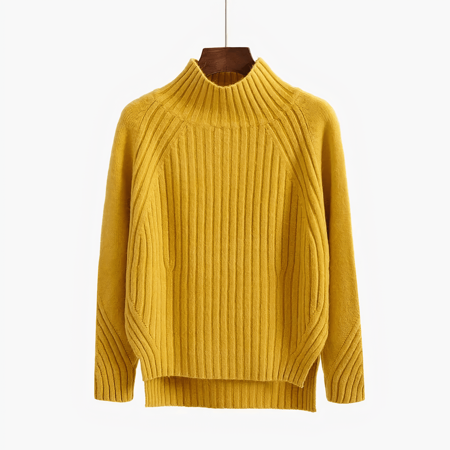 Lina - Jersey de punto con cuello redondo para mujer