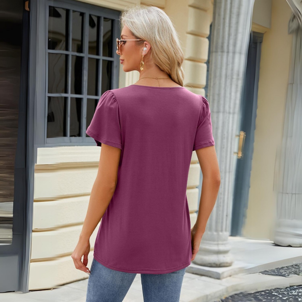 Julie | Elegante top de verano de algodón para mujer