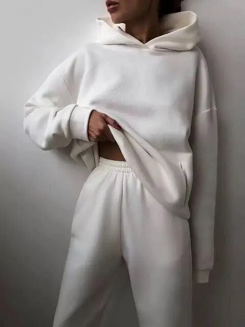 Elisa | Cómoda sudadera con capucha y pantalón de jogging