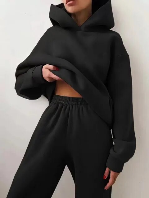 Elisa | Cómoda sudadera con capucha y pantalón de jogging