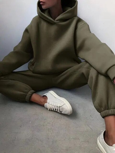 Elisa | Cómoda sudadera con capucha y pantalón de jogging
