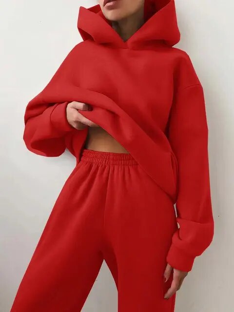 Elisa | Cómoda sudadera con capucha y pantalón de jogging