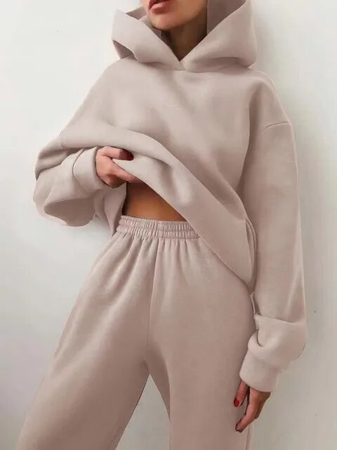 Elisa | Cómoda sudadera con capucha y pantalón de jogging