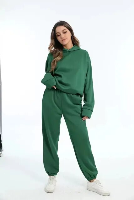 Elisa | Cómoda sudadera con capucha y pantalón de jogging