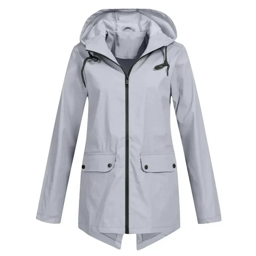 Tamara | abrigo impermeable con cremallera para mujer