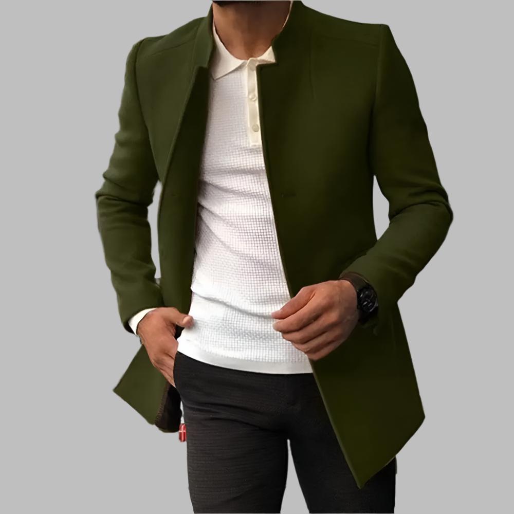Bruno™ | Elegante abrigo de lana para hombre