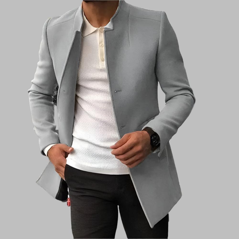 Bruno™ | Elegante abrigo de lana para hombre