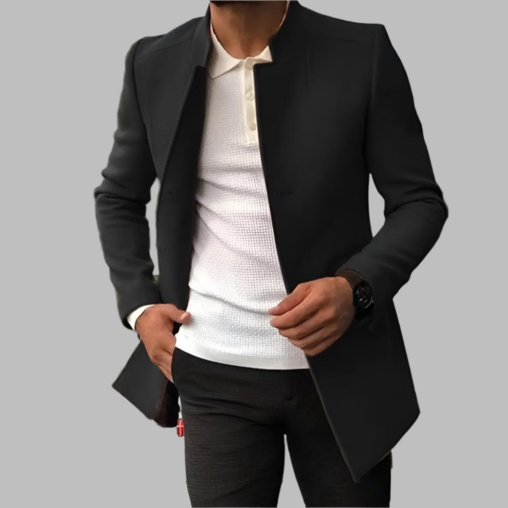 Bruno™ | Elegante abrigo de lana para hombre