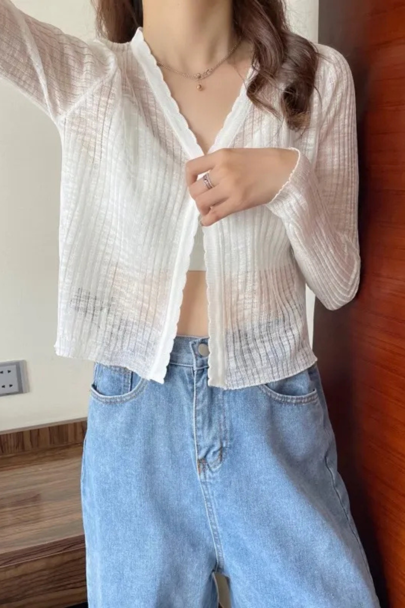 Kaiya | Jersey de verano de seda con protección solar