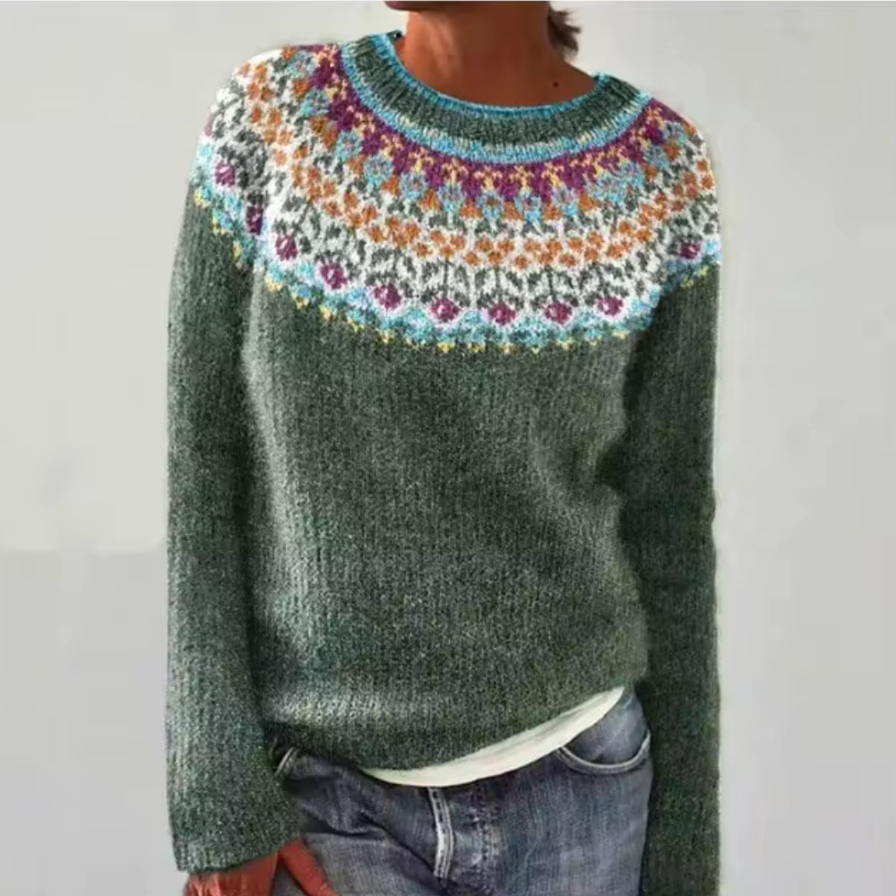 Klara | Jersey navideño para mujer, informal y cómodo, para el invierno