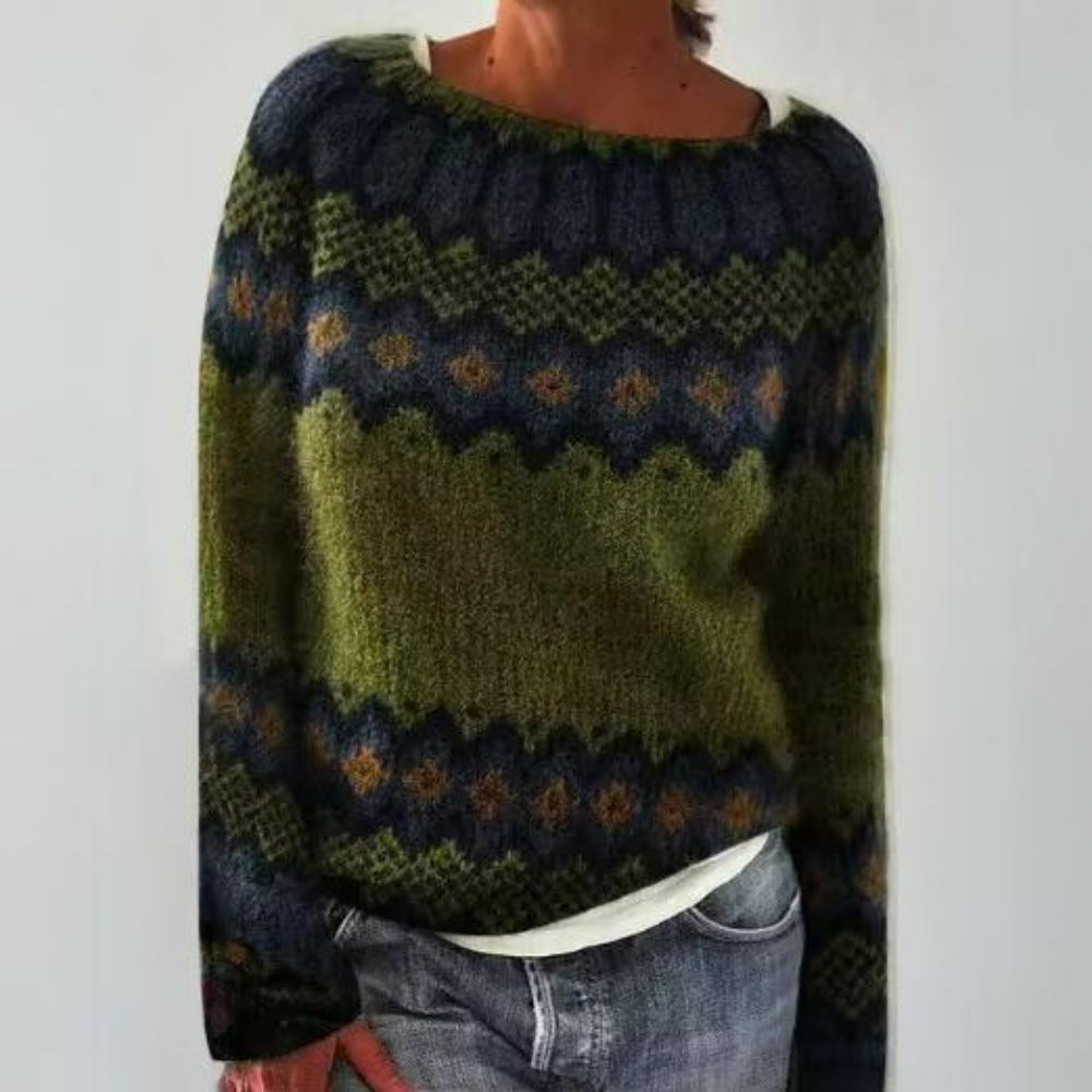 Klara | Jersey navideño para mujer, informal y cómodo, para el invierno