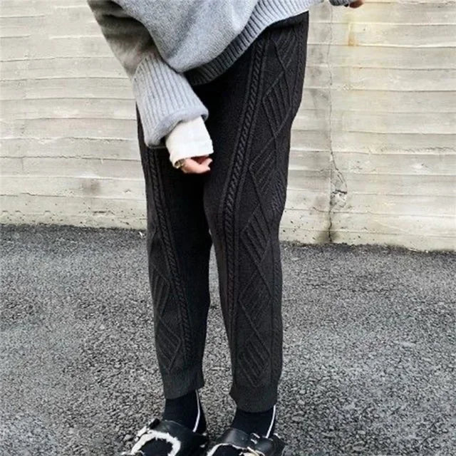 Elegantes pantalones estampados para mujer