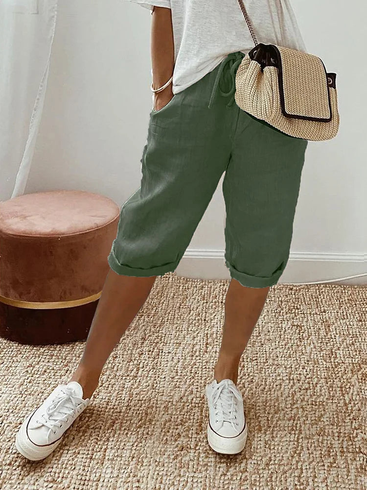 Pantalones de algodón para mujer