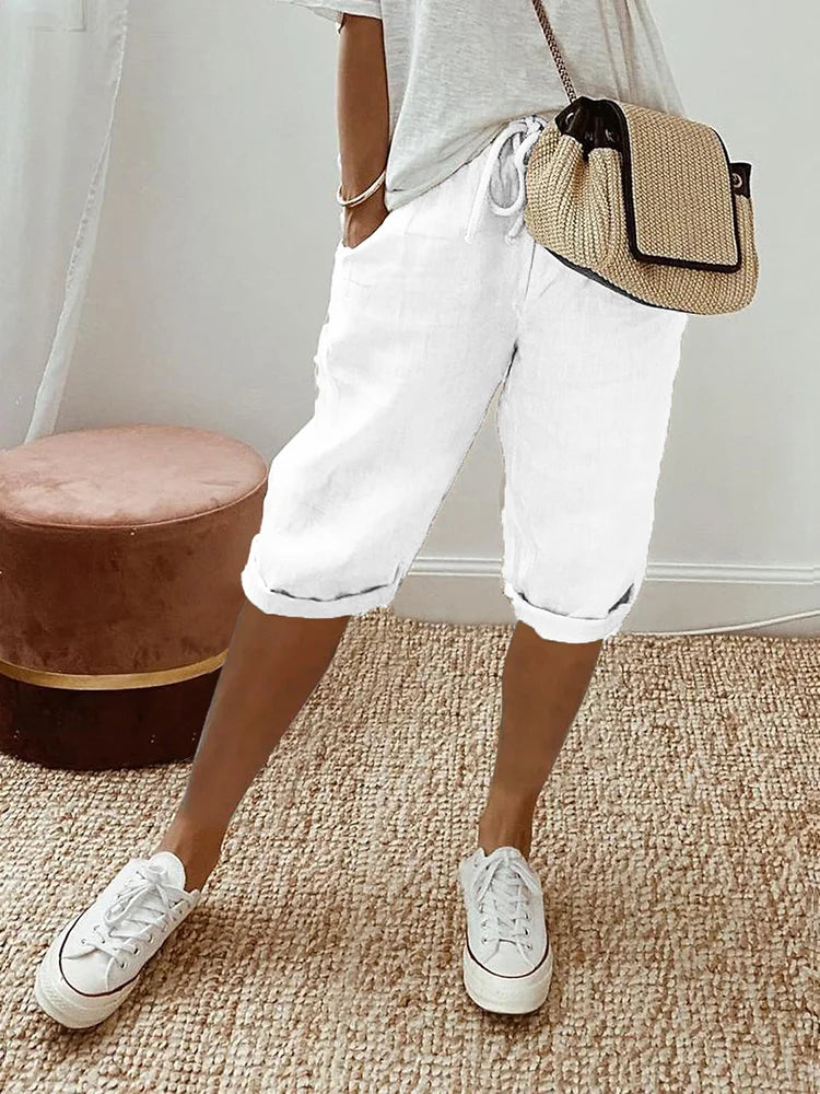 Pantalones de algodón para mujer
