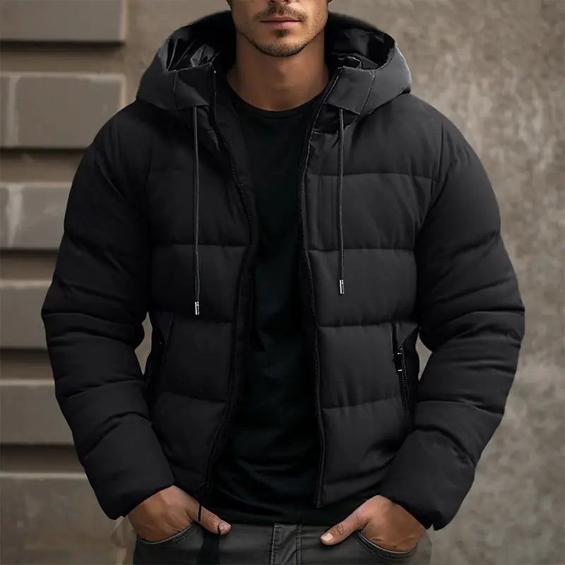 Chaqueta de invierno cálida y elegante para hombre