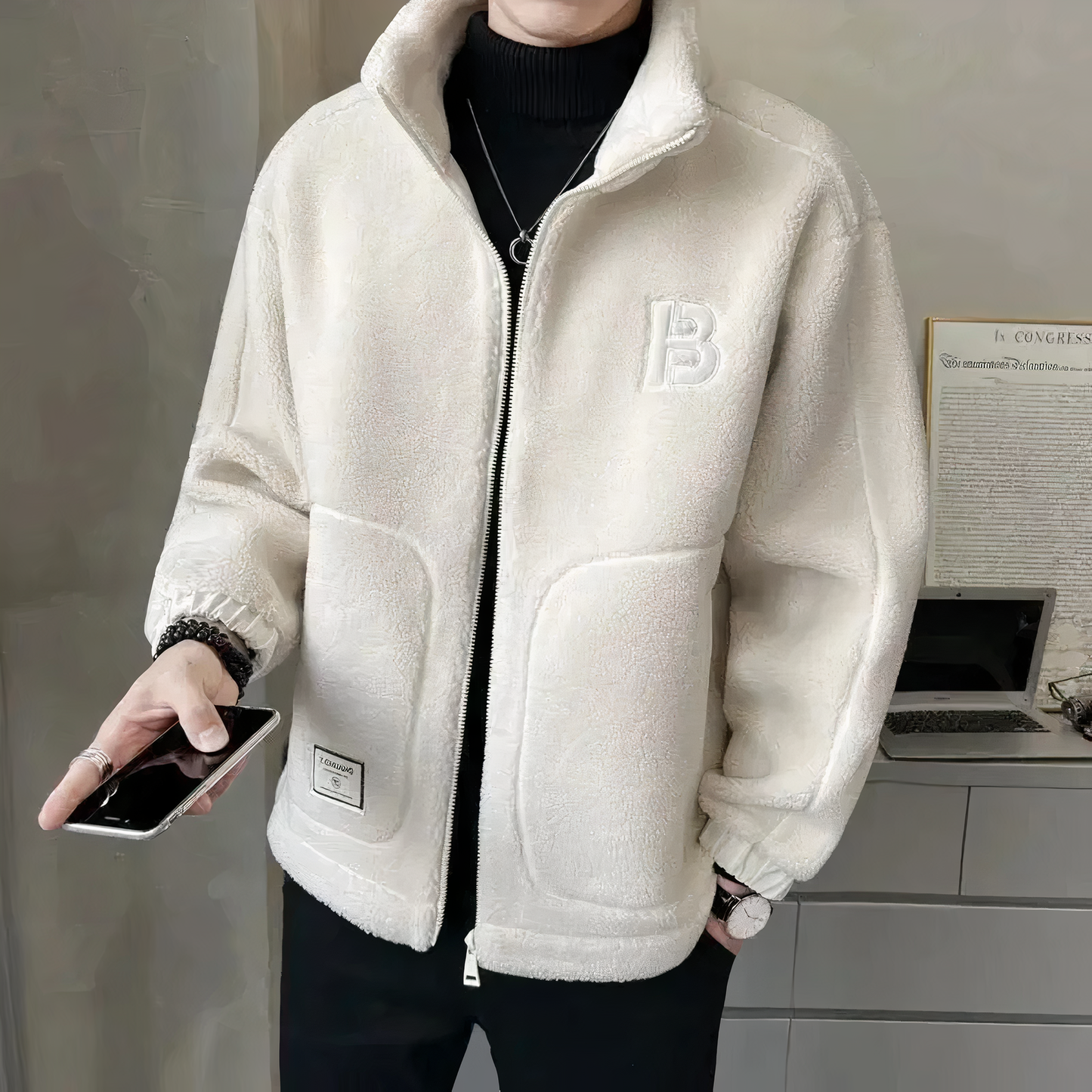 LUKAS | Cálida chaqueta polar