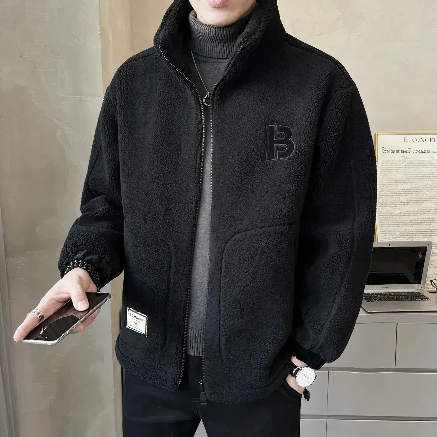 LUKAS | Cálida chaqueta polar