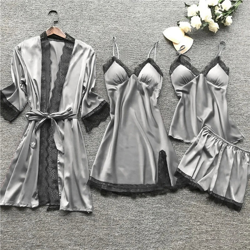 Heidi-Mode - Elegante pijama de invierno para mujer