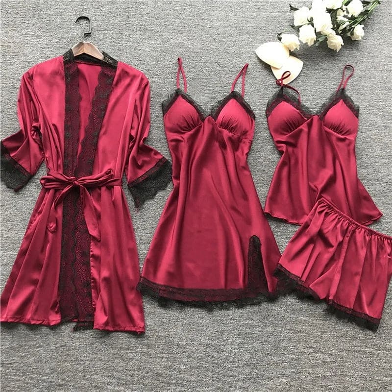 Heidi-Mode - Elegante pijama de invierno para mujer