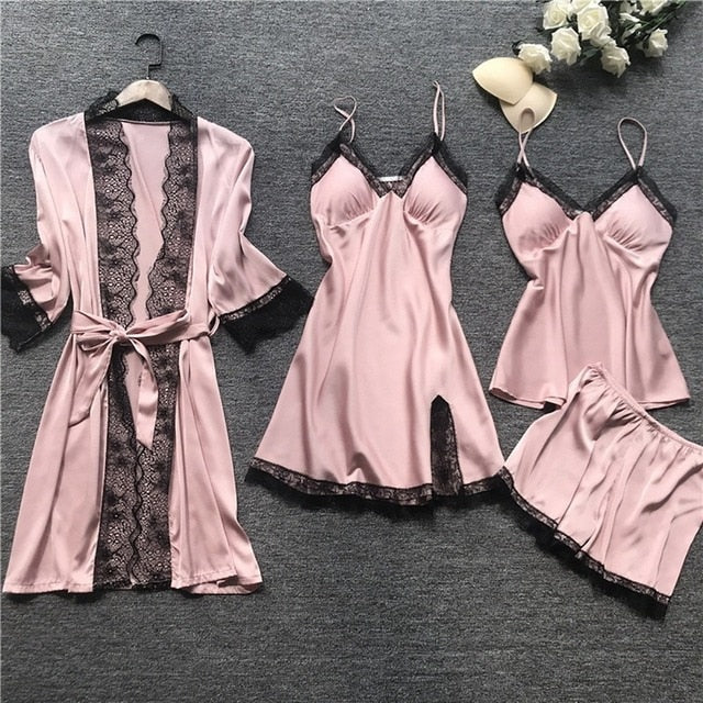 Pijama de seda