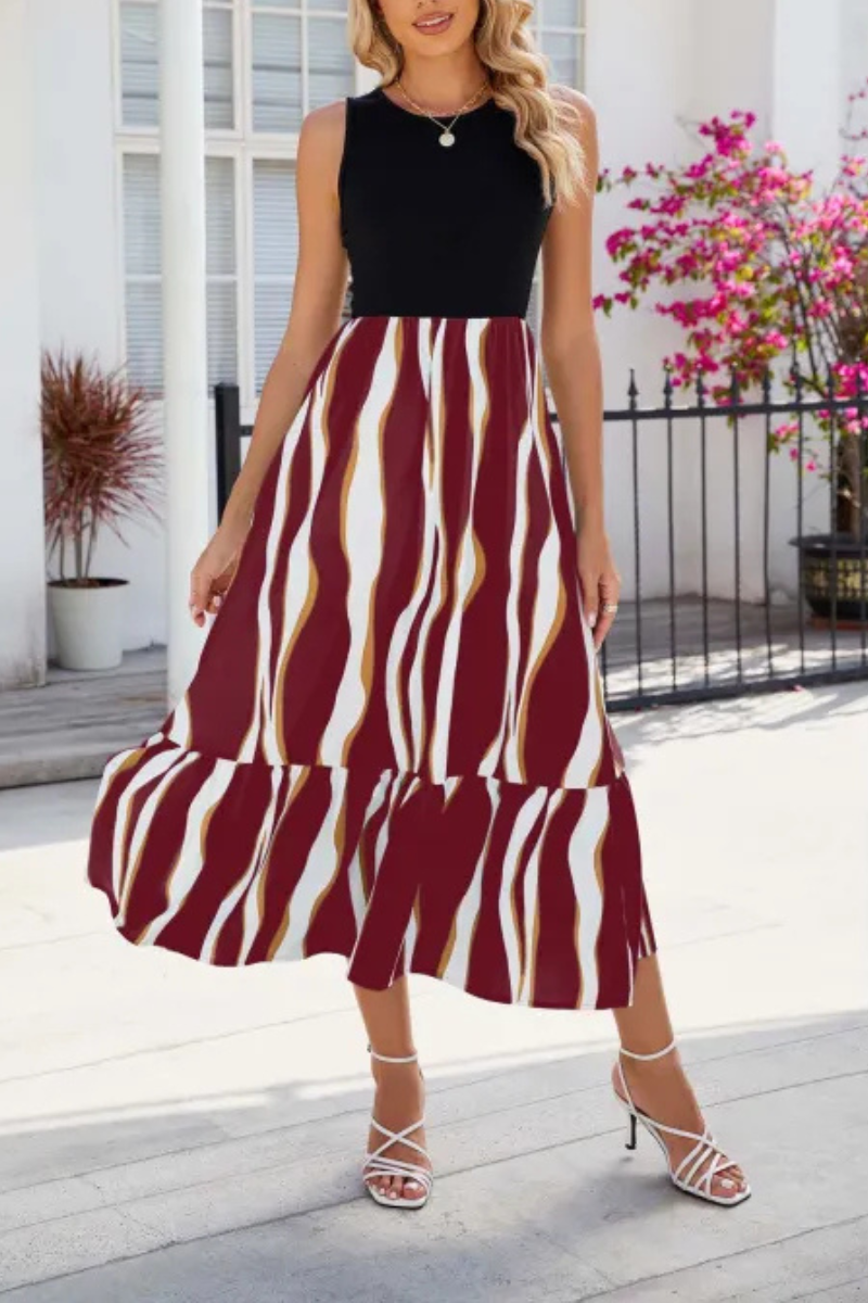 Leigh | Vestido largo sin mangas de verano
