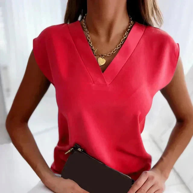 Camiseta sin mangas para mujer