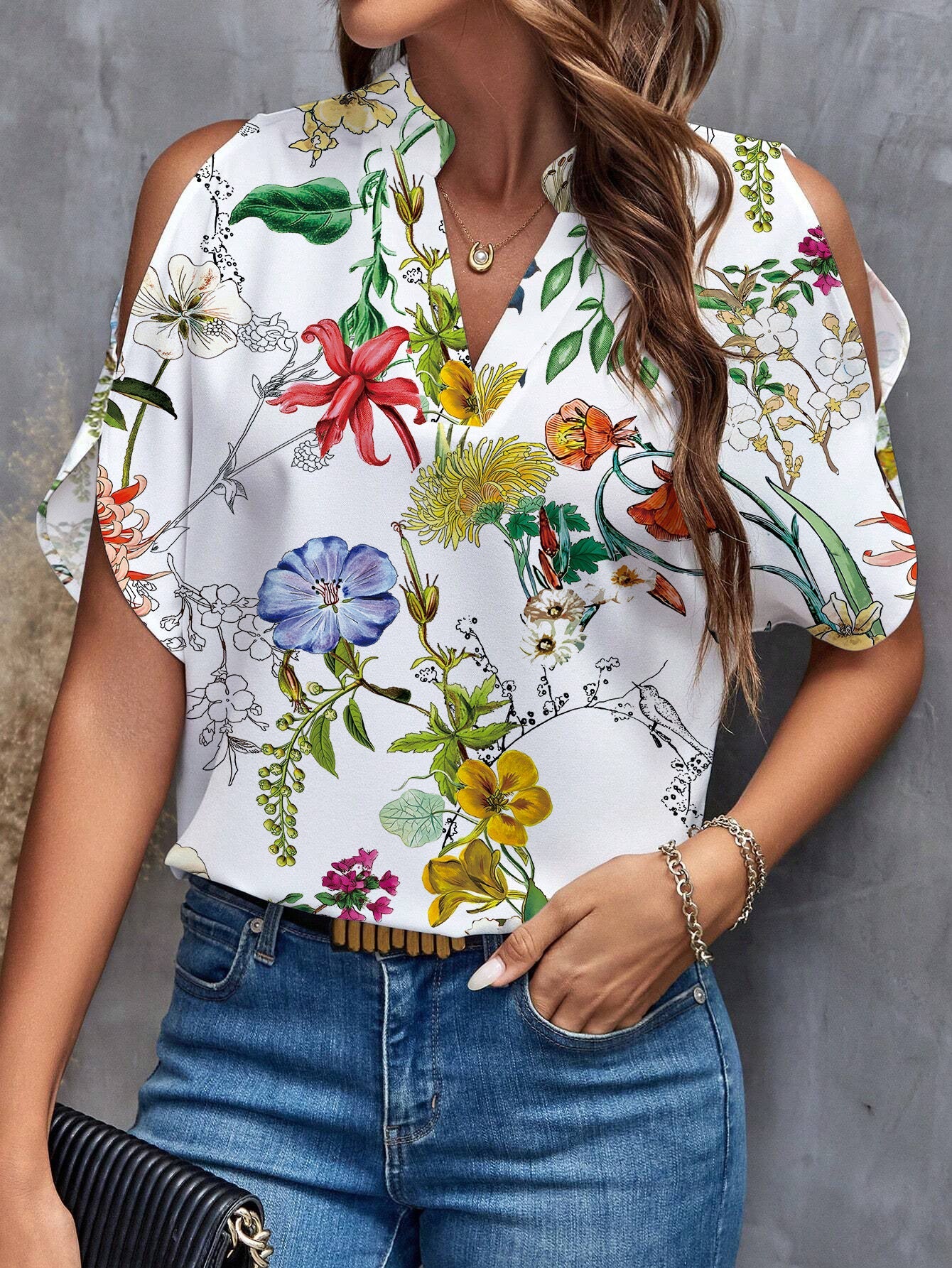 Top holgado - Diseño sin hombros y corte holgado