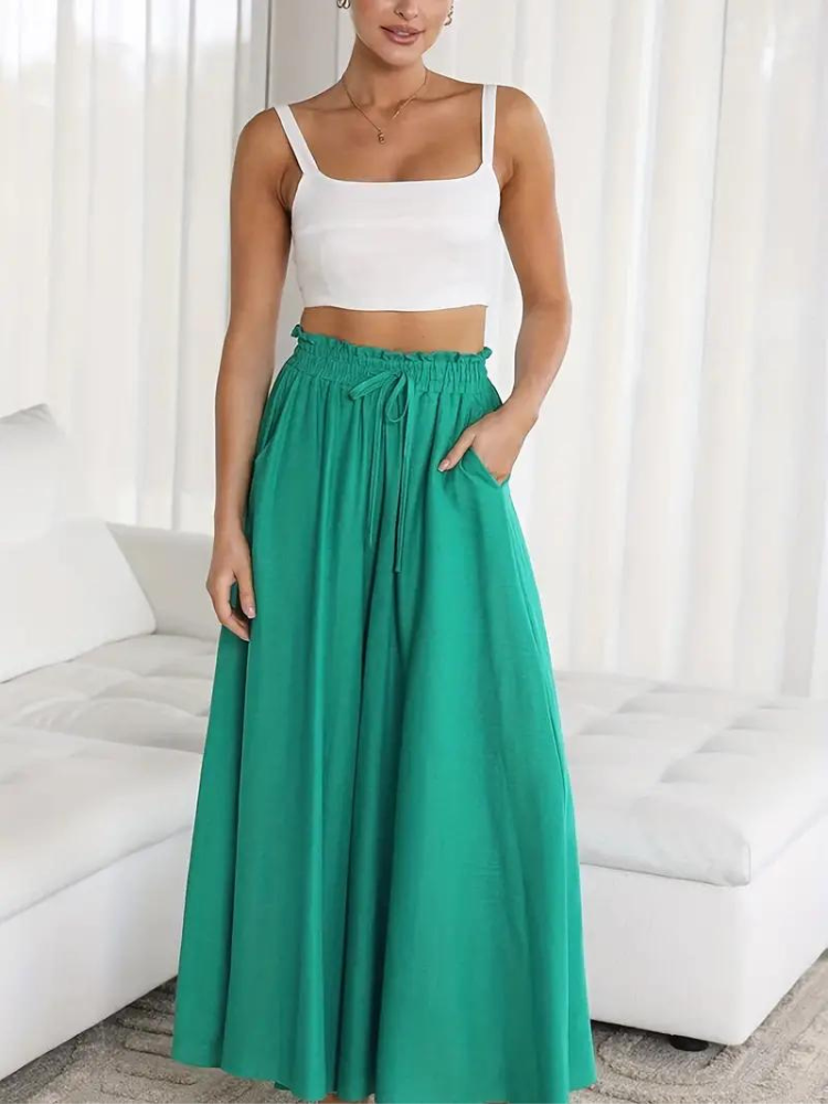 Pantalones de talle alto para mujer