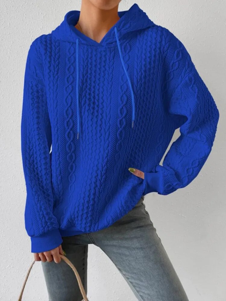 Jersey de invierno de punto con capucha | Margot