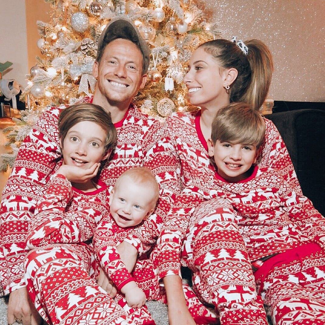 Noelle - Pijamas navideños surtidos para toda la familia en rojo y blanco