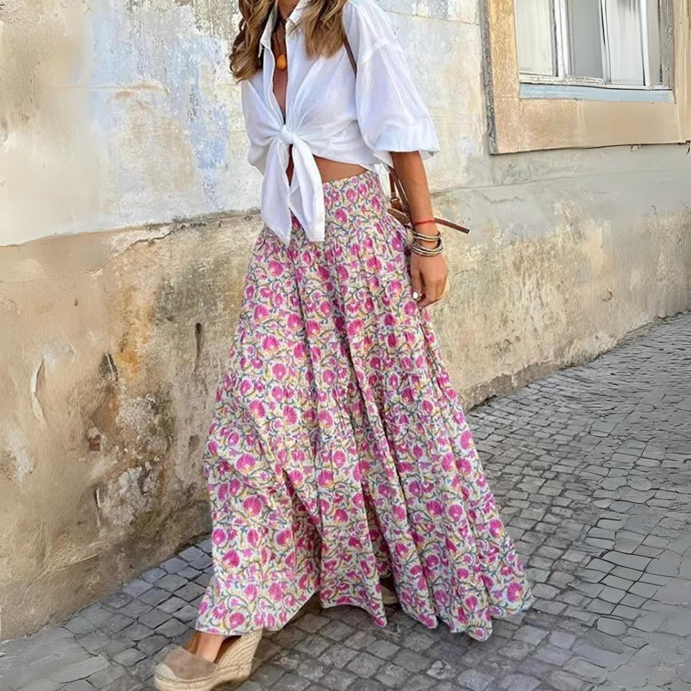 Milla | Elegante falda maxi