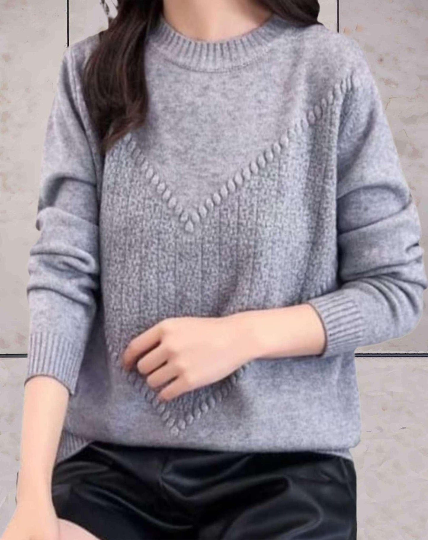 Remy - Jersey de punto refinado para mujer