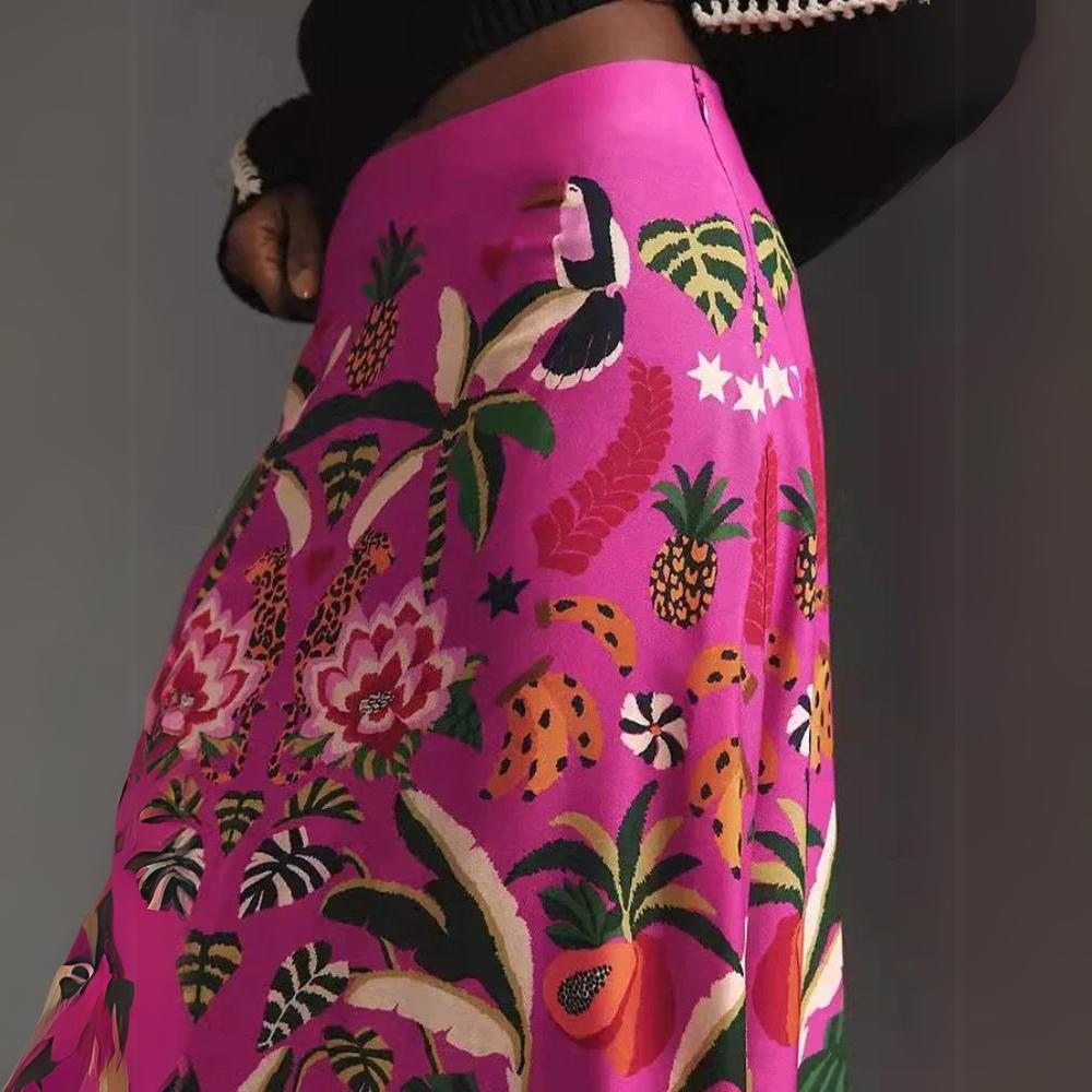 Josiane | Elegante falda de largo medio