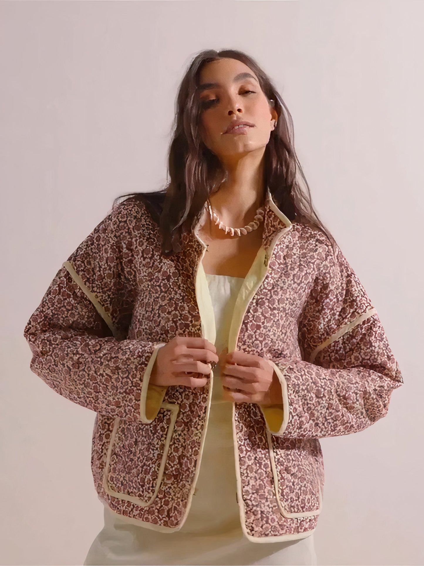 Chaqueta Vintage Floral Mujer | Liv